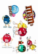 Wydruk CUKROWY OPŁATEK papier/ masa cukrowa na tort M&M's + Imię