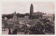 PACZKÓW~ Patschkau ~Panorama ~ Kościół Katolicki~ FOTO RPPC~ STAN!
