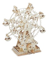 DREWNIANE PUZZLE MODEL 3D MECHANICZNY DIY KARUZELA DIABELSKI MŁYN