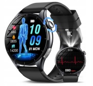 Smartwatch AMOLED 1,56 cala rozmowy SOS latarka monitoring zdrowia