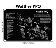 Mata podkładka do czyszczenia broni Walther PPQ 425x275 mm