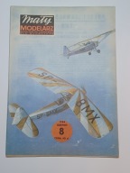 Polski samolot szkolny RWD-17 skala 1:25 "Mały Modelarz" numer 8/1984