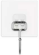 HACZYK WIESZAK SAMOPRZYLEPNY ŁAZIENKOWY KUCHENNY PRZEZROCZYSTY WODOODPORNY