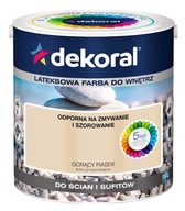 Dekoral MOC KOLORU Farba lateksowa do wnętrz gorący piasek 2,5L