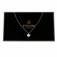 Delikatny Srebrny Naszyjnik MUSZELKA Masa Perłowa Prezent