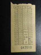 Bilet PKS,2,40, 1959/60.