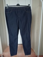 Spodnie dżins jeggins 44 rurki strecz na gumie c&a