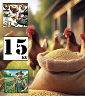 DROBNA MIESZANKA - Naturalna pasza dla kur drobiu. Prosto od Rolnika! 15kg