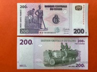 KONGO - 200 FRANCS 2022,UNC