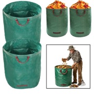 ZESTAW 2x WOREK TORBA NA LIŚCIE TRAWĘ KOSZ OGRODOWY SOLIDNY MOBES 500 L