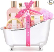 Zestaw upominkowy dla kobiet 8-częściowy kosmetyczny, zapach róży spa
