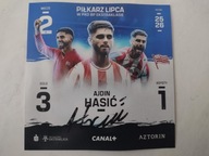 Zdjęcie 13x13 autograf Cracovia sezon 25/26 Piłkarz lipca Ajdin Hasić