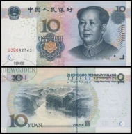 BNB - CHINY 10 Yuan 2005 L0H8 490561 # P904b # UNC