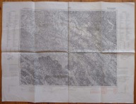 JASŁO, TAJNA MAPA WOJSKOWA/TYLKO DO UŻYTKU SŁUŻBOWEGO; SONDERAUSGABE 1938