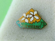 Stara Odznaka Emalia- SZSP PŚ - PIERWIOSNKI - 75