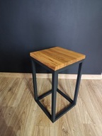 Stolik szafka nocna kwietnik LOFT dąb naturalny