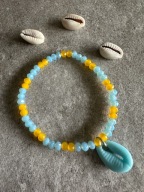 Bransoletka handmade Lato Muszelka Kauri