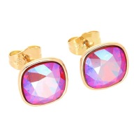 55026 Kolczyki 18K pozłacane 12 MM VOLCANO DELITE CRYSTAL Swarovski