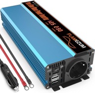 Przetwornica FLAMEZUM 1000 W, z 12 V na 230 V czysta sinusoida, 2xUSB 17353