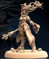 Night Scourge Vampire Lord Wampirzyca Pinup A RPG Druk 3D NSFW