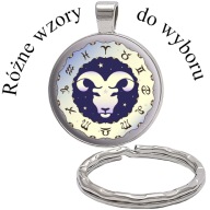 Brelok do kluczy/ka - Znaki Zodiaku - ozdobna zawieszka - WZORY DO WYBORU
