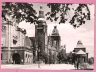 Szczecin 1962, widokówka Wały Chrobrego