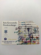 Karta telefoniczna Telekomunikacja Polska ROK KRZYSZTOFA PENDERECKIEGO