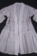 5 MADE IN ITALY Intrygujaca Tunika Narzutka Len z Finezyjną Koronką XXL