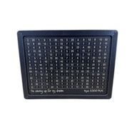 ZESTAW SKARBONKA WYKREŚLANA+PANEL TWÓJ GRAWER różne kwoty sklejka CZARNA