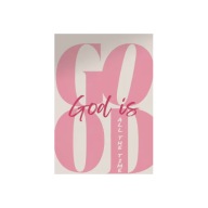 Plakat „God Is Good” – Nowoczesny Plakat Typograficzny