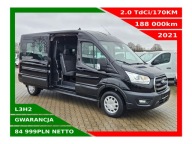 FORD TRANSIT L3H2 BRYGADÓWKA 6 osób KLIMATYZACJA TEMPOMAT CZUJNIKI