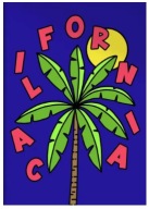 Plakat „California Dream Vibes” – Retro Summer Aesthetic