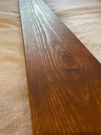 Lampa Ścienna Zagłówek 100cm Drewno Sosna LED RGB Loft Olejowosk Handmade