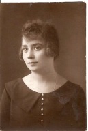 PORTRET KOBIETA 1925 ROK -fotografia mały format