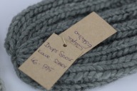 Wełniana czapka Eskimo-rękodzieło, S, szary, ciepła, gruba