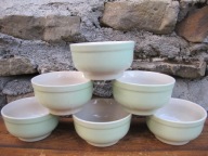 MIĘTOWE Miseczki/Salaterki_ Porcelit MIROSTOWICE PRL