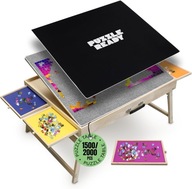 Deska do puzzli 1500 el., składany, 4 szuflady, mata Puzzle Ready
