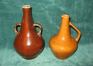 BOLESŁAWIEC 2x butelka karafka PIKASIAK Monopol SPIRYTUSOWY polski NEW LOOK