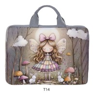Torba na laptopa 15” 16" damska wróżka księżniczka T14