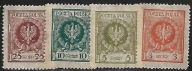 Polska 1924 184,185,186,189**