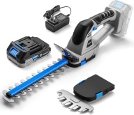 Zestaw DEKOPRO 20 V z akumulatorową podkaszarką do żywopłotu i trawy M1512