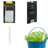 ETYKIETY DO ROŚLIN DO OGRODU 30 SZTUK BIAŁE ZNACZNIKI OGRODOWE DO WARZYW