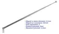 Antena teleskopowa 30,1 cm N070 4648# 5 segmentów 11-11-5