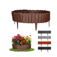 Brąz 2,3 m, obramowanie rabatki, obrzeże trawnika, palisada ogrodowa taras