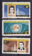 1964 Wietnam kosmos Wostok Mi 298-300A (*) ząbkowane