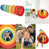 TUNEL NAMIOT DLA DZIECI DO RACZKOWANIA ZABAWY 180x45CM XXL NAUKA DUŻY