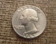 USA 25 centów quarter dollar 1965