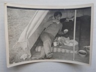 PRL zlot ZMS namiot biwak Sieradz 1968 (1767b)