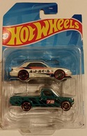 HOT WHEELS 2 PACK NISSAN SILVIA DATSUN 620 NOWY HMC73
