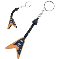Brelok do kluczy Gitara Flying V flexy | Prezent dla gitarzysty